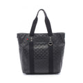 Gucci Black Leather Handbag Tote Bag (Pre-Owned)