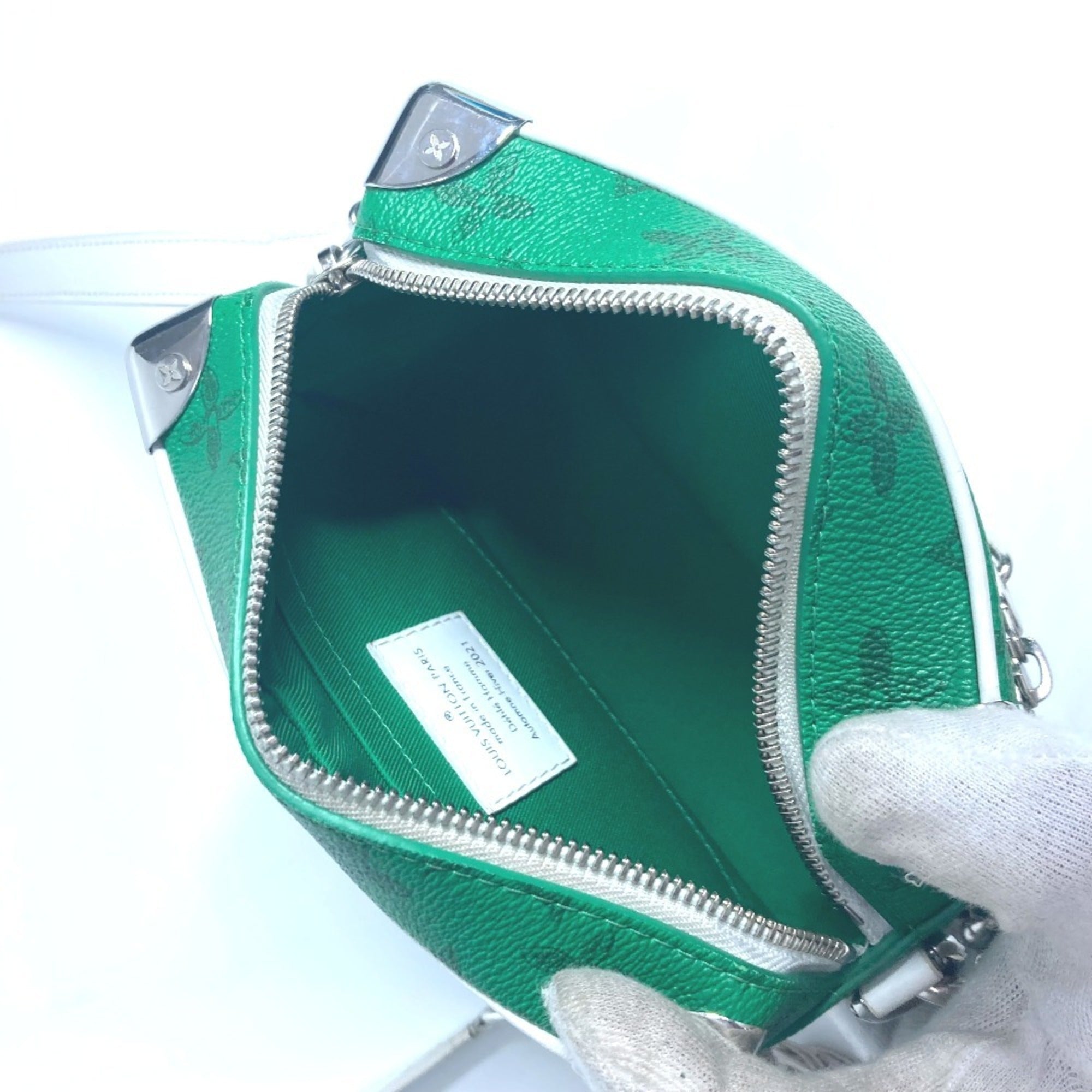 Louis Vuitton Monogram Green Monogram Pochette Shoulder Bag