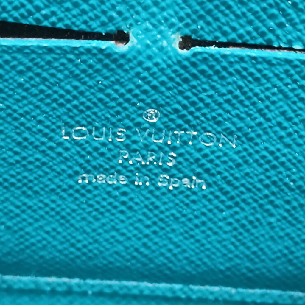 Louis Vuitton Epi Blue Cyan Epi Leather Long Wallet