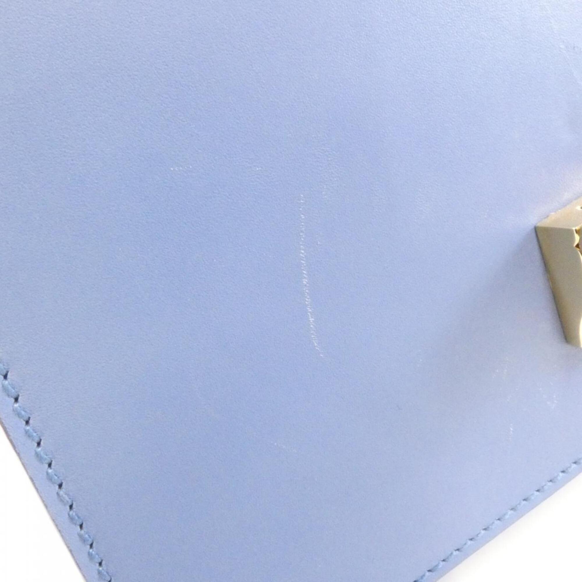 Gucci Light Blue Leather Handbag (Pre-Owned)