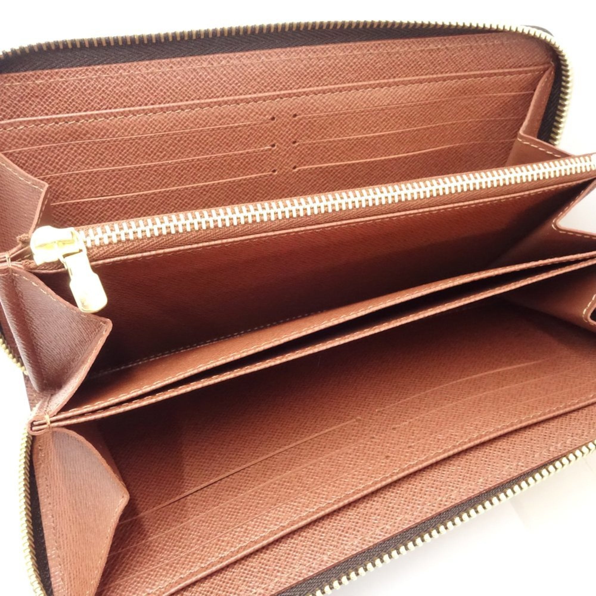 Louis Vuitton Monogram Brown Monogram Monogram Long Bill Wallet