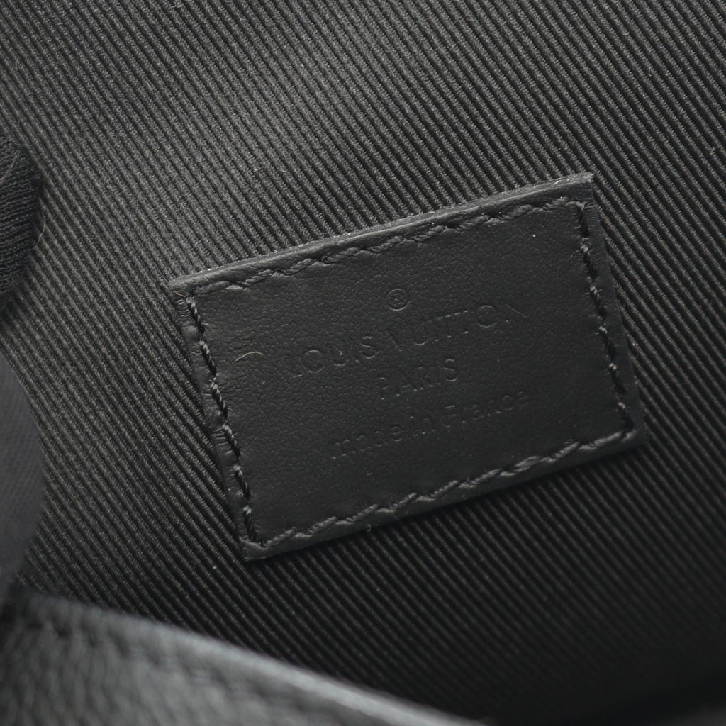 Louis Vuitton Black Leather Shoulder Bag