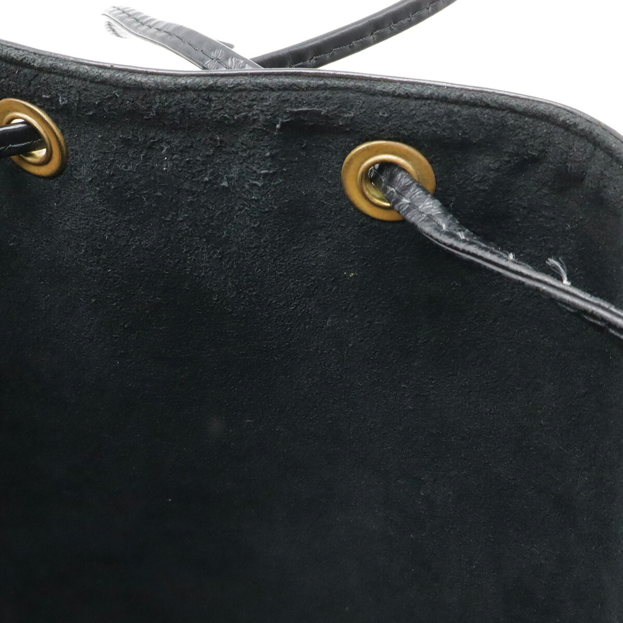Louis Vuitton Black Noir Epi Leather Shoulder Bag