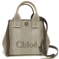 Chloé Brown Canvas Leather Tote Bag (Pre-Owned)