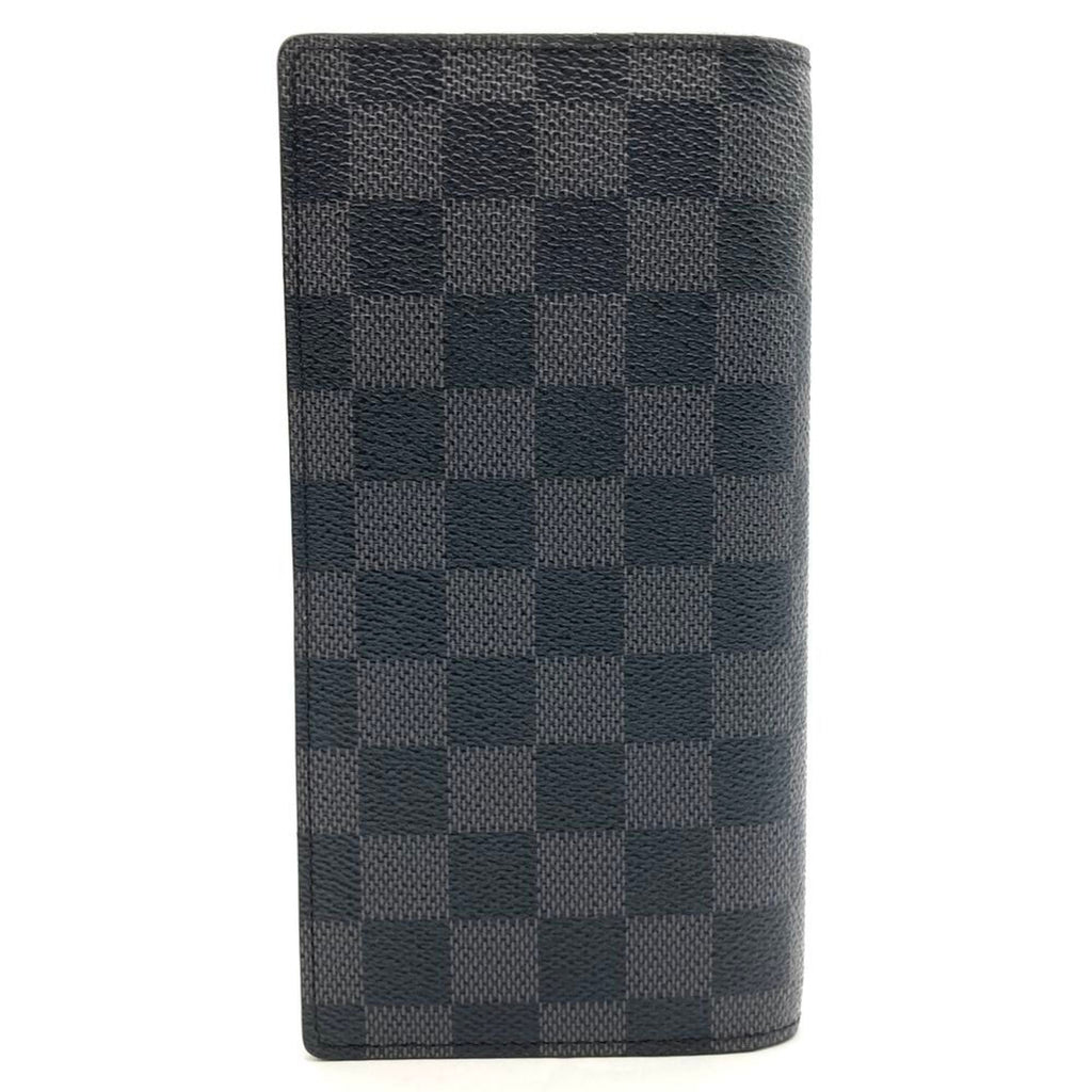 Louis Vuitton Black Damier Graphite Damier Graphite Long Wallet