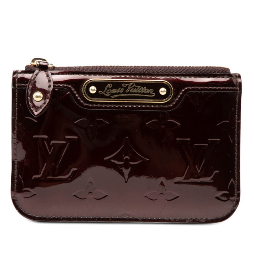 Louis Vuitton Amarante Purple Patent Leather Coin Purse/Coin Case