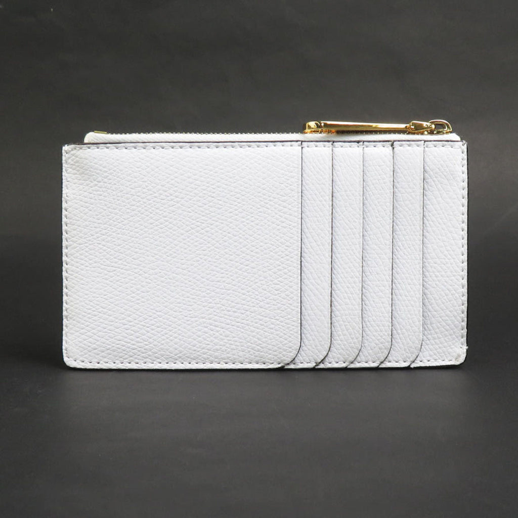Fendi White Leather Coin Purse/Coin Case
