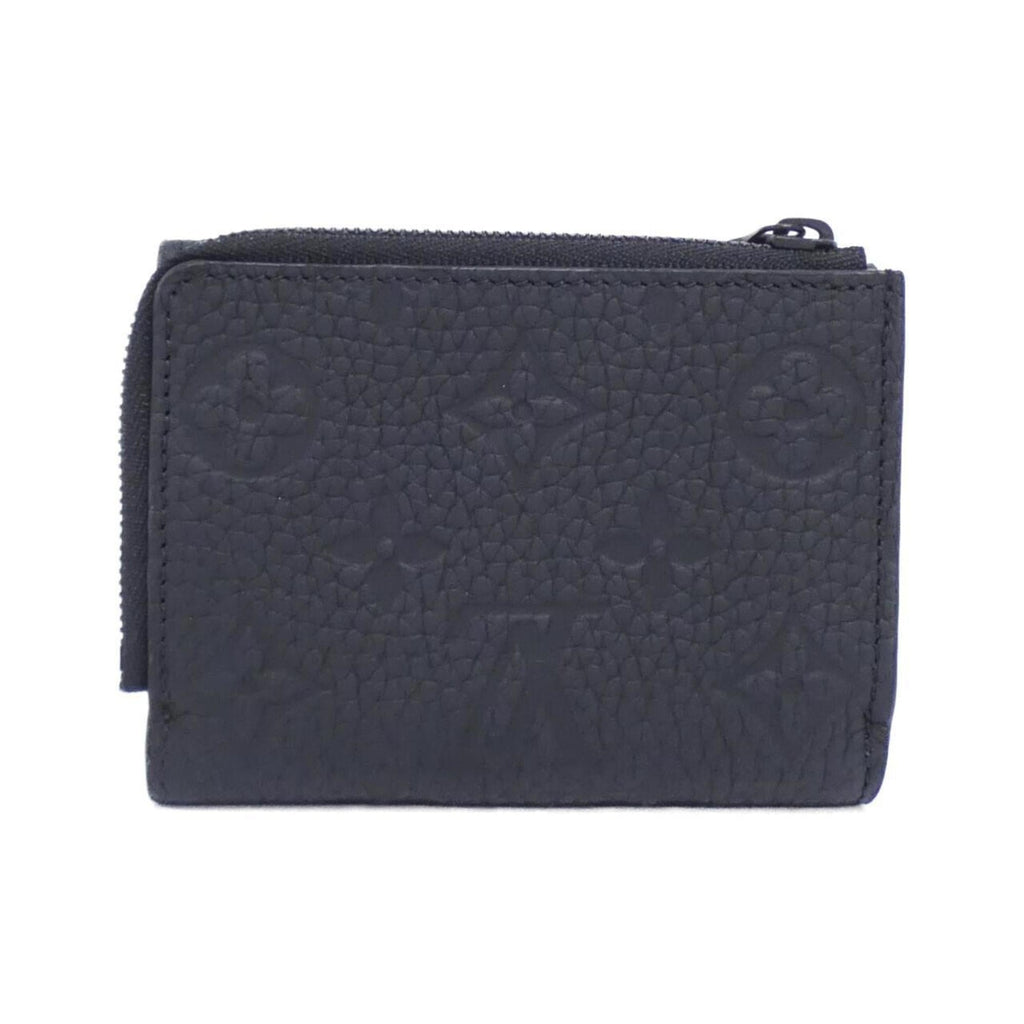 Louis Vuitton Black Leather Wallet (Tri-Fold)