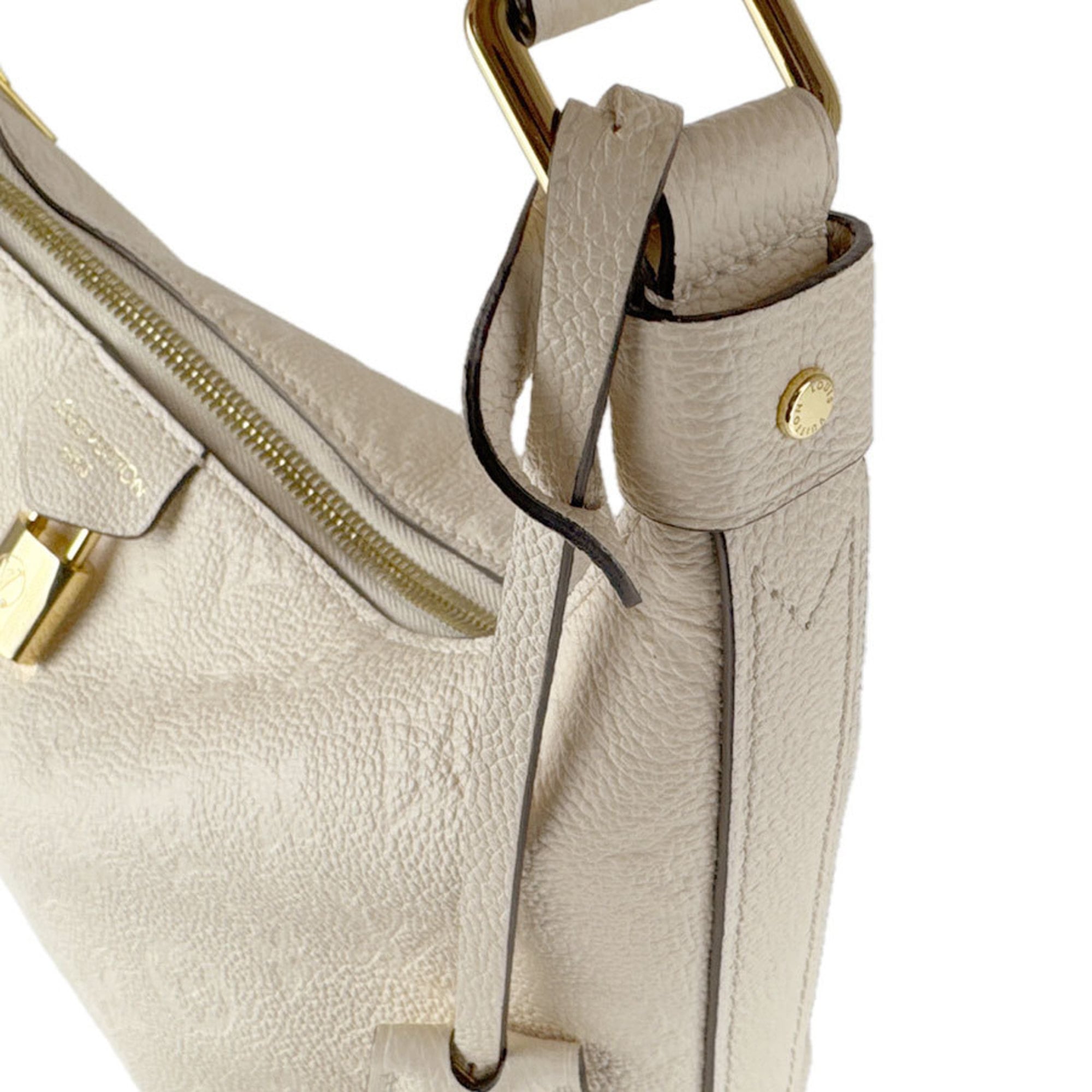 Louis Vuitton Cream Monogram Empreinte Shoulder Bag