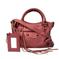 Balenciaga Pink Leather Handbag Shoulder