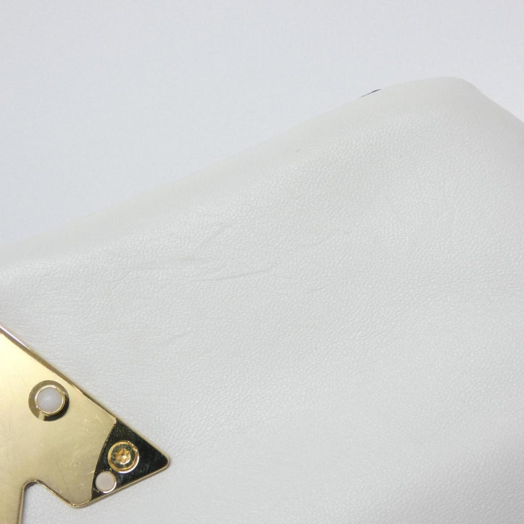 Louis Vuitton Blanc Noir Leather Shoulder Bag