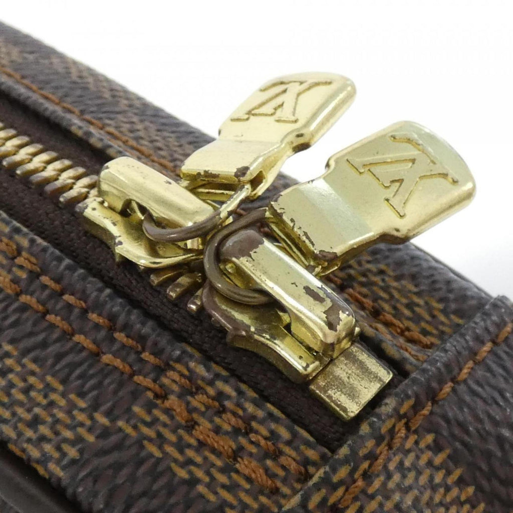 Louis Vuitton Ebene Coated Canvas Pochette Shoulder Bag