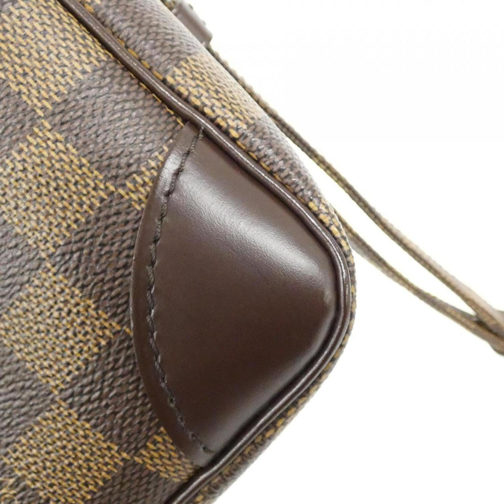 Louis Vuitton Brown Coated Canvas Shoulder Bag