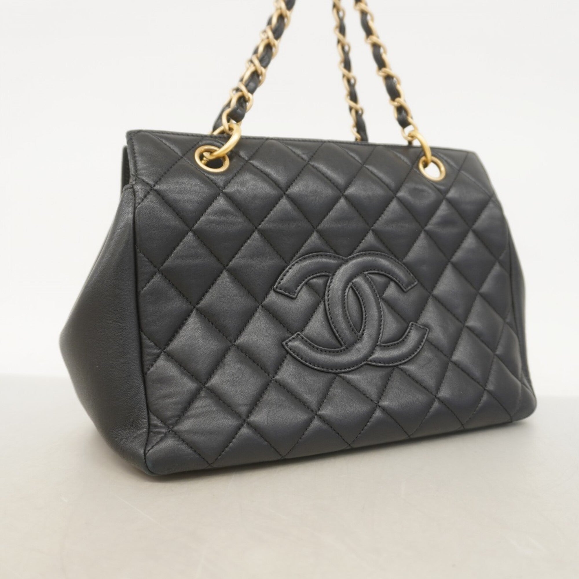 Chanel Black Leather Handbag