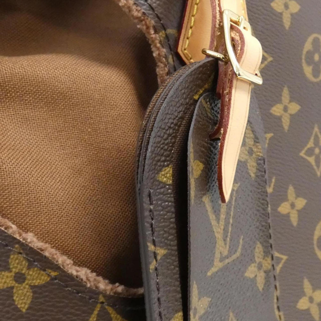 Louis Vuitton Marron Coated Canvas Handbag