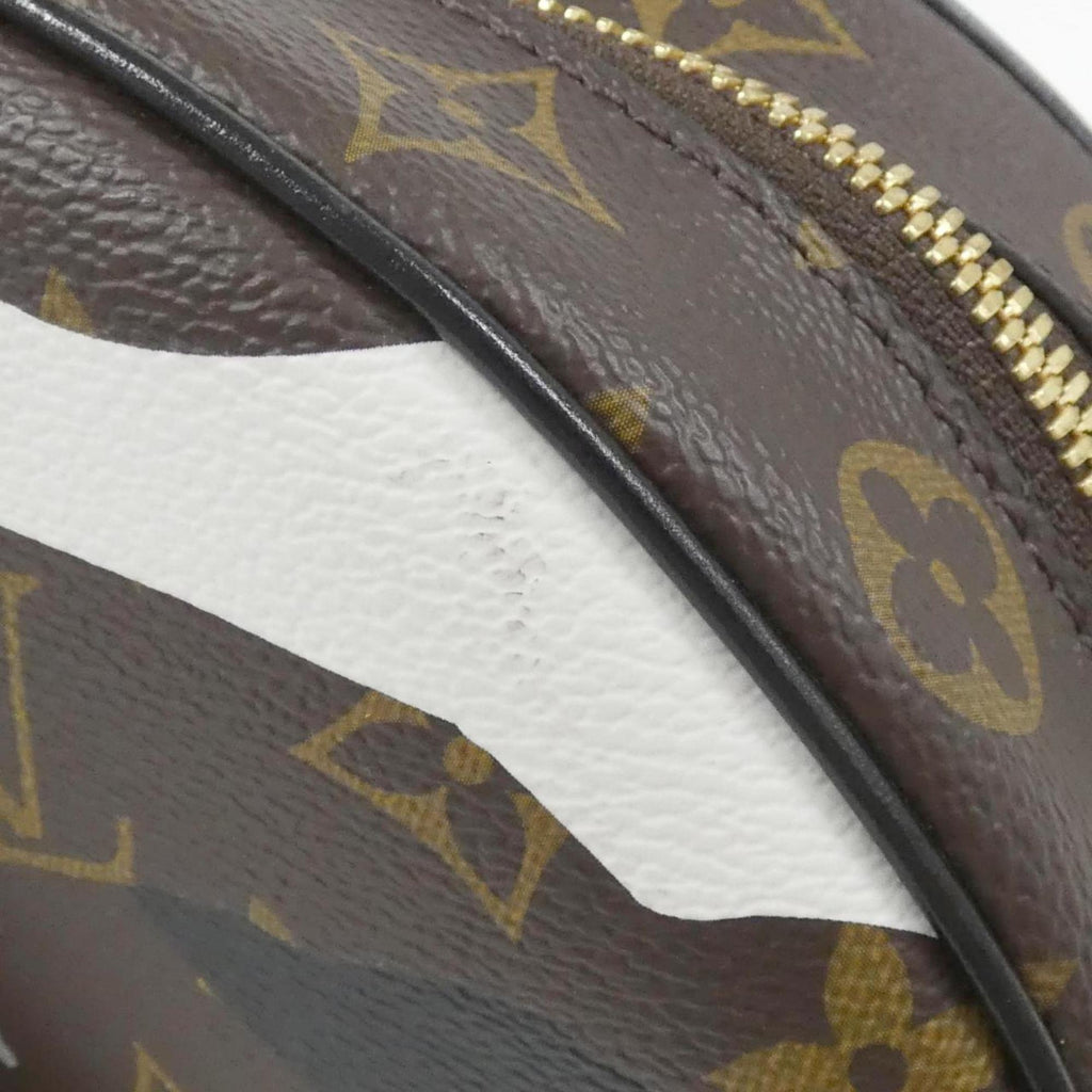 Louis Vuitton Brown Coated Canvas Shoulder Bag