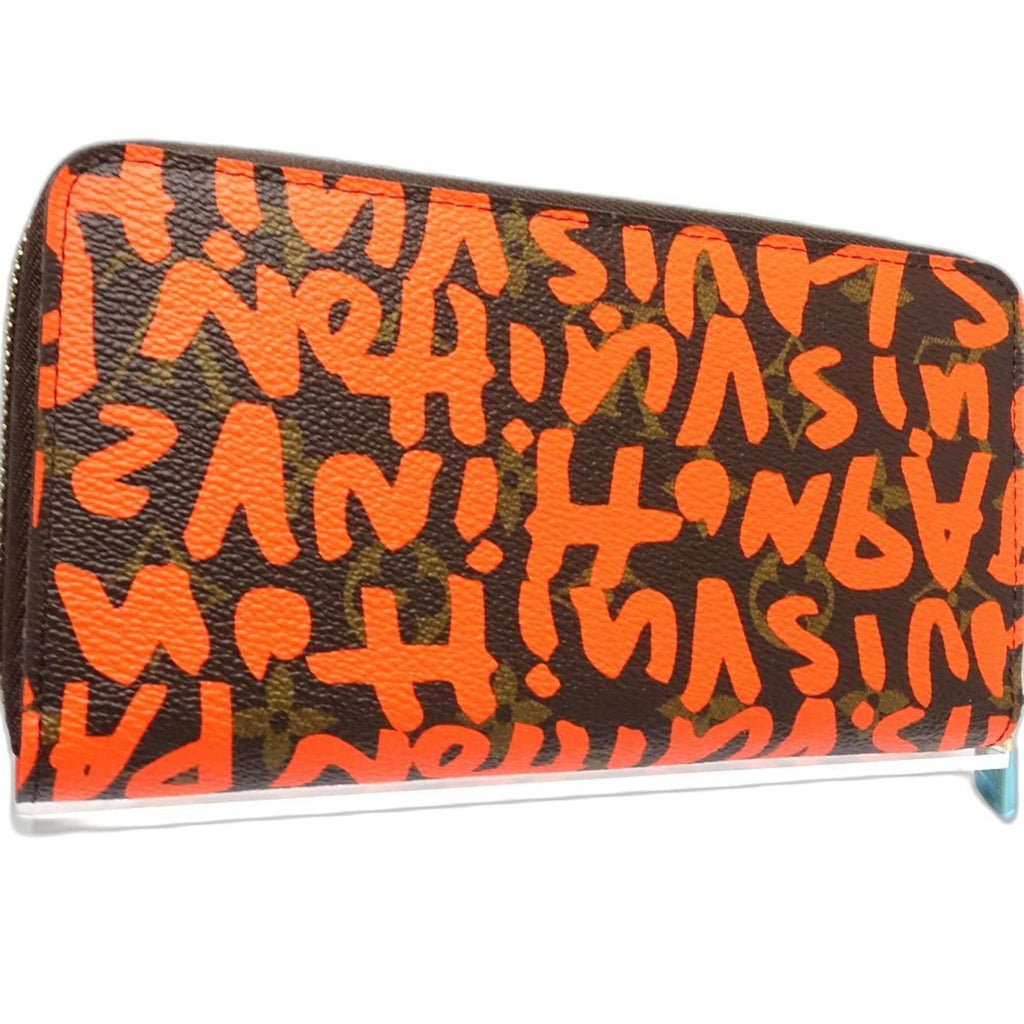 Louis Vuitton Monogram Graffiti Brown Monogram Orange Monogram Graffiti Long Wallet