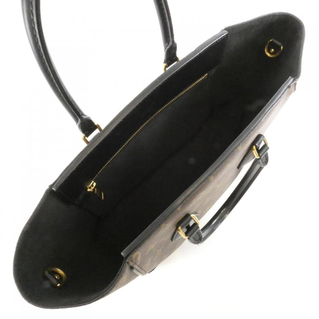 Louis Vuitton Black Coated Canvas Handbag