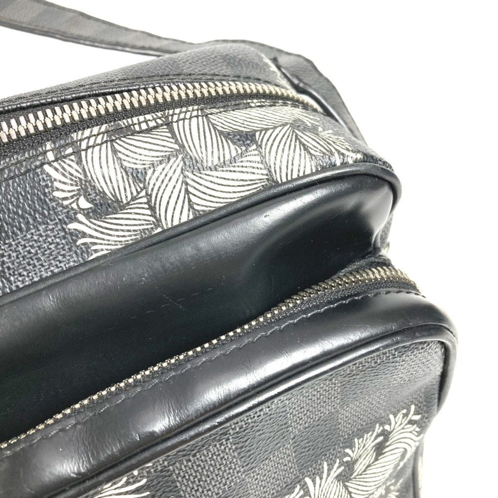 Louis Vuitton Black Damier Graphite Shoulder Bag