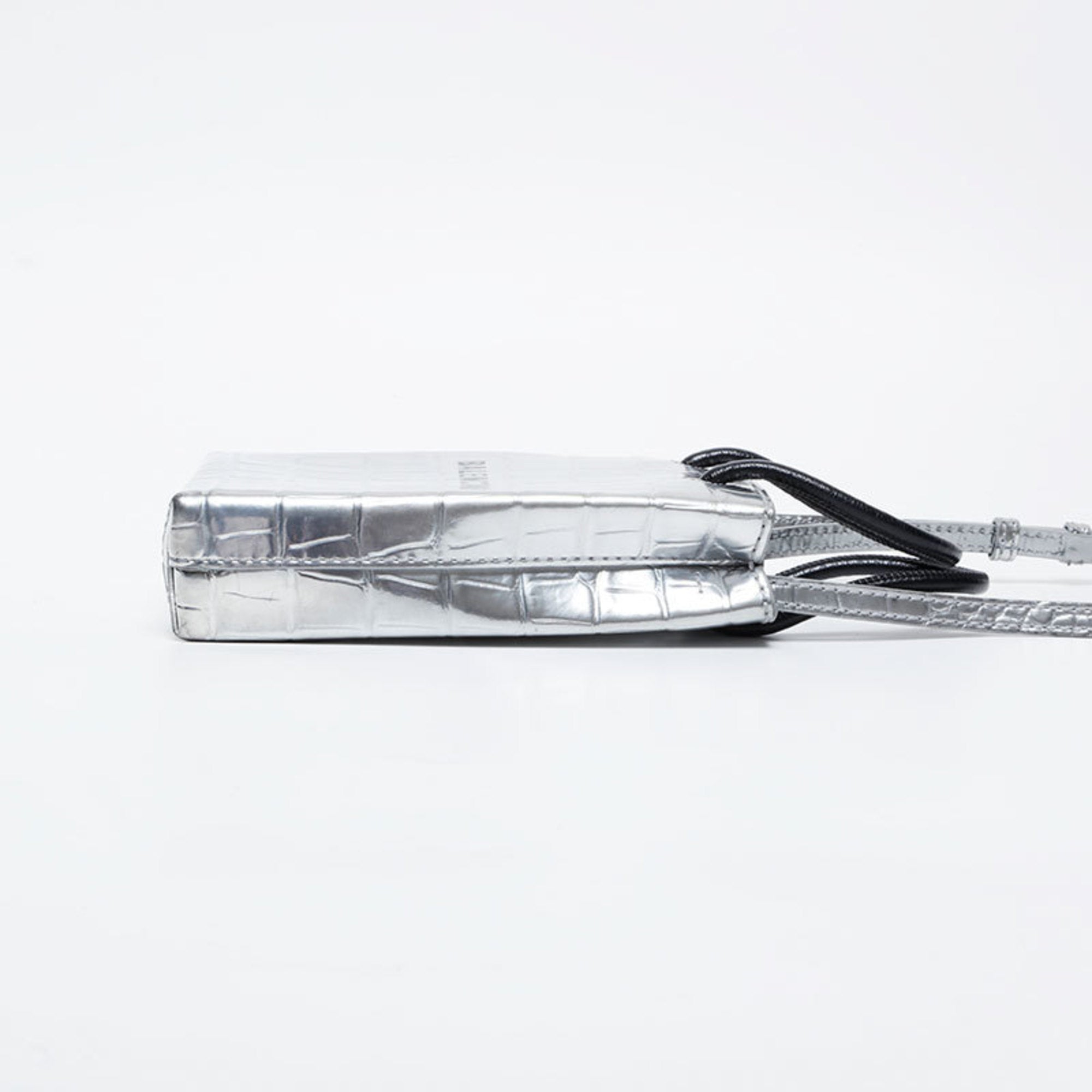 Balenciaga Silver Leather Shoulder