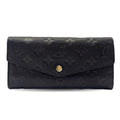 Louis Vuitton Black Infini Monogram Monogram Empreinte Long Wallet
