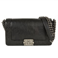 Chanel Black Leather Shoulder Bag