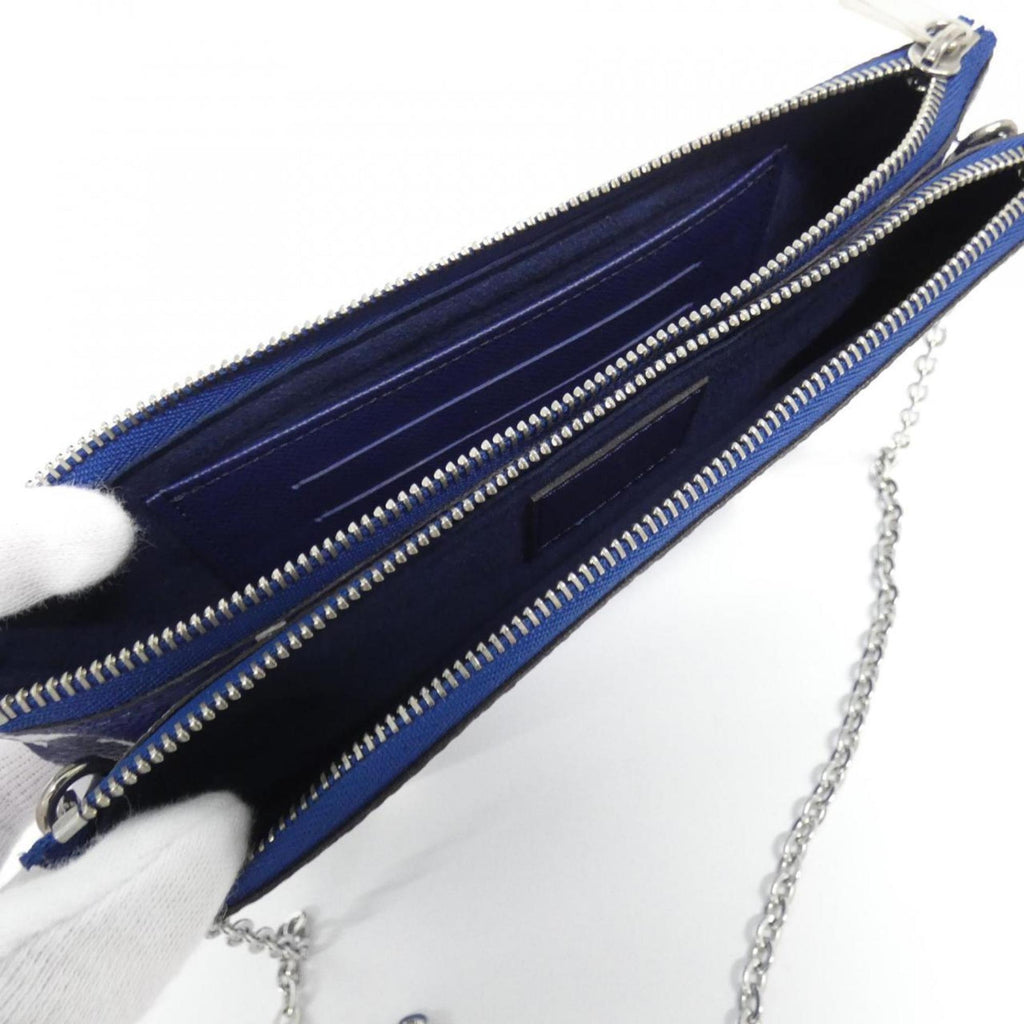 Louis Vuitton Blue Coated Canvas Pochette Shoulder Bag