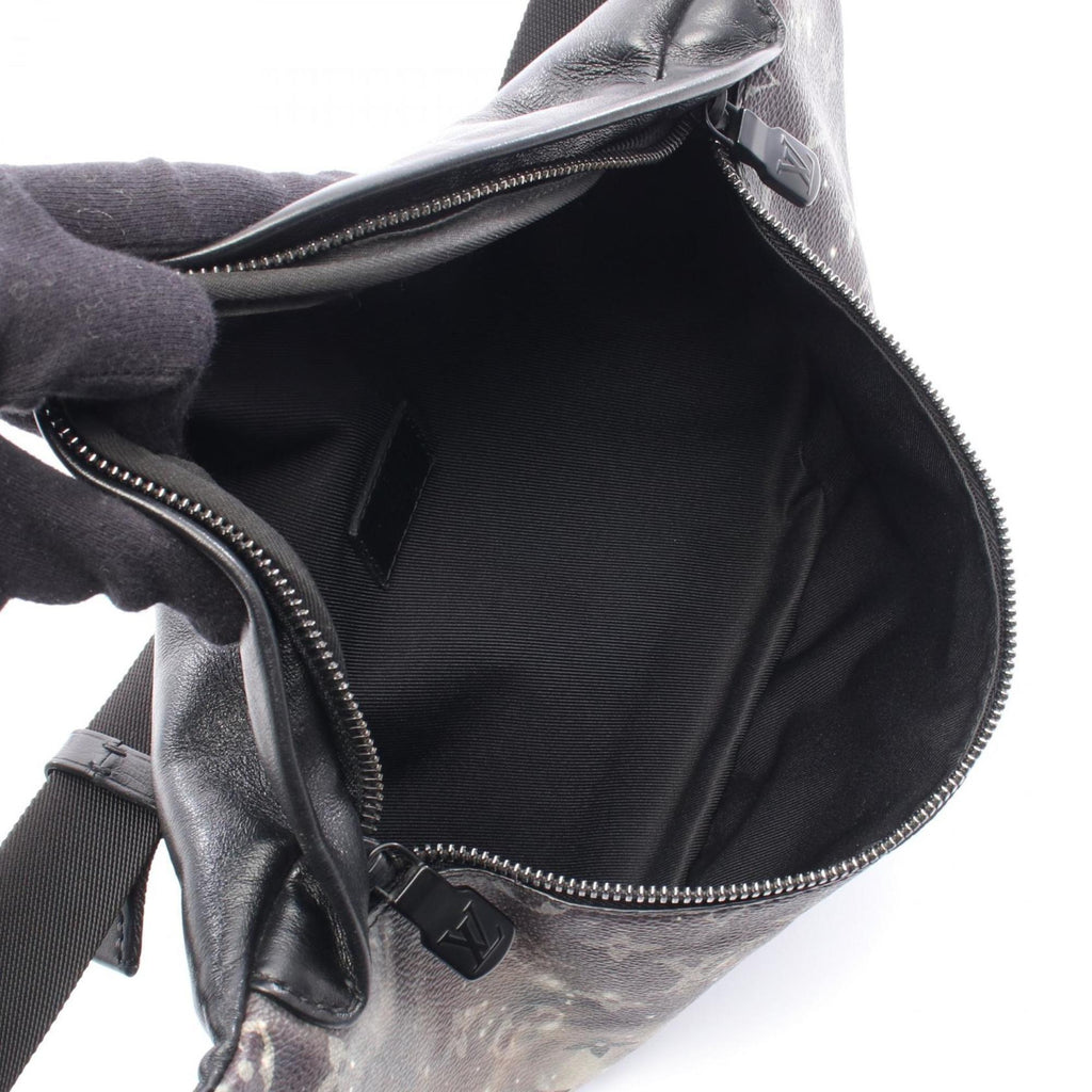 Louis Vuitton Black Multi-Color Coated Canvas Leather Fanny Pack Handbag