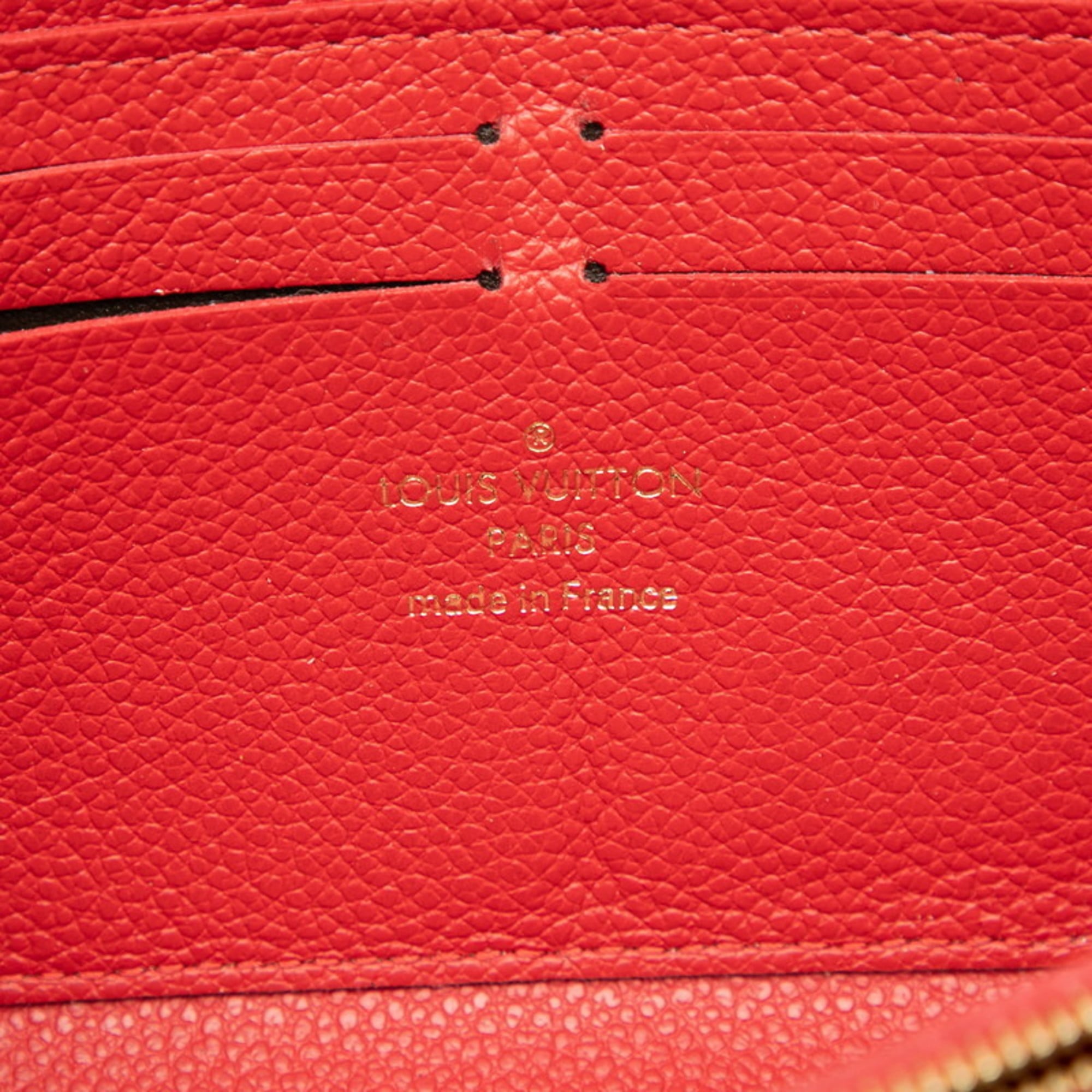 Louis Vuitton Marine Rouge Navy Leather Long Wallet