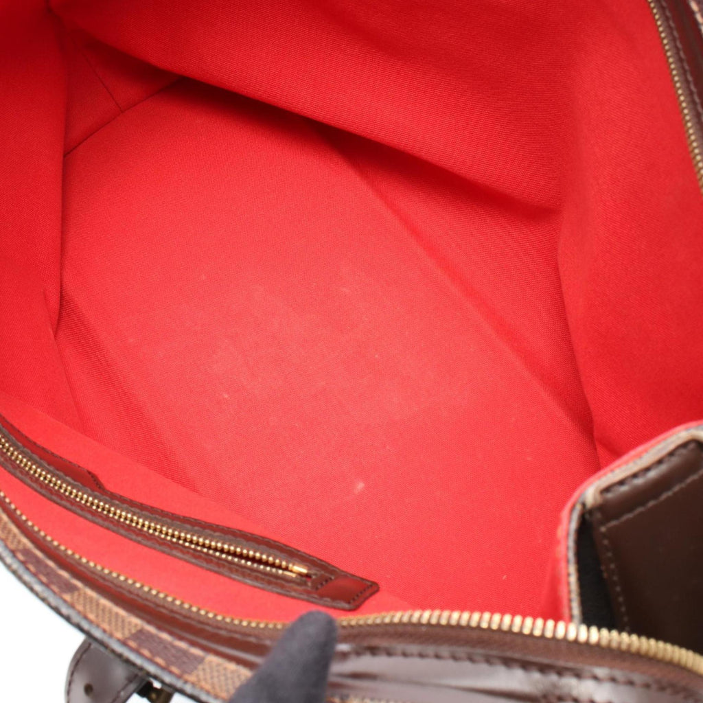 Louis Vuitton Brown Ebene Coated Canvas Leather Tote Bag