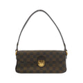 Louis Vuitton Brown Coated Canvas Shoulder Bag