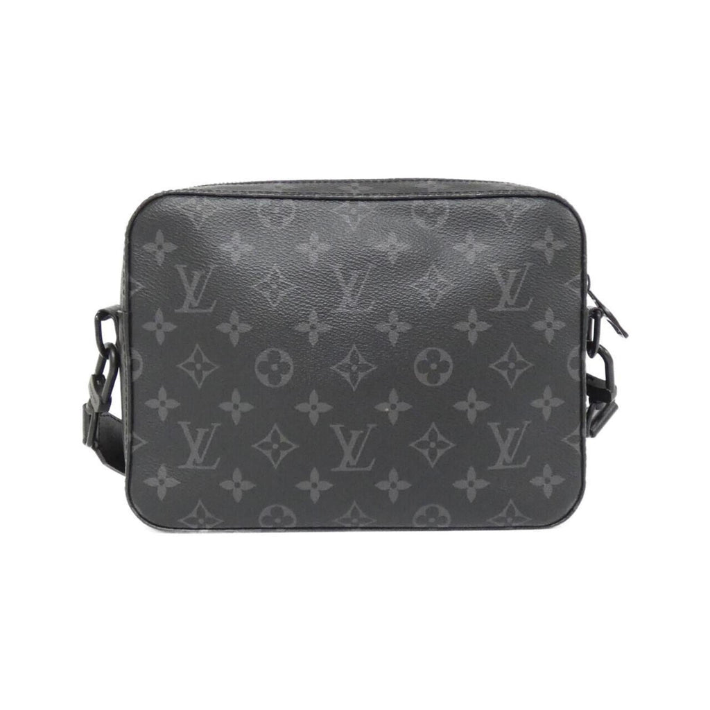 Louis Vuitton Black Coated Canvas Shoulder Bag