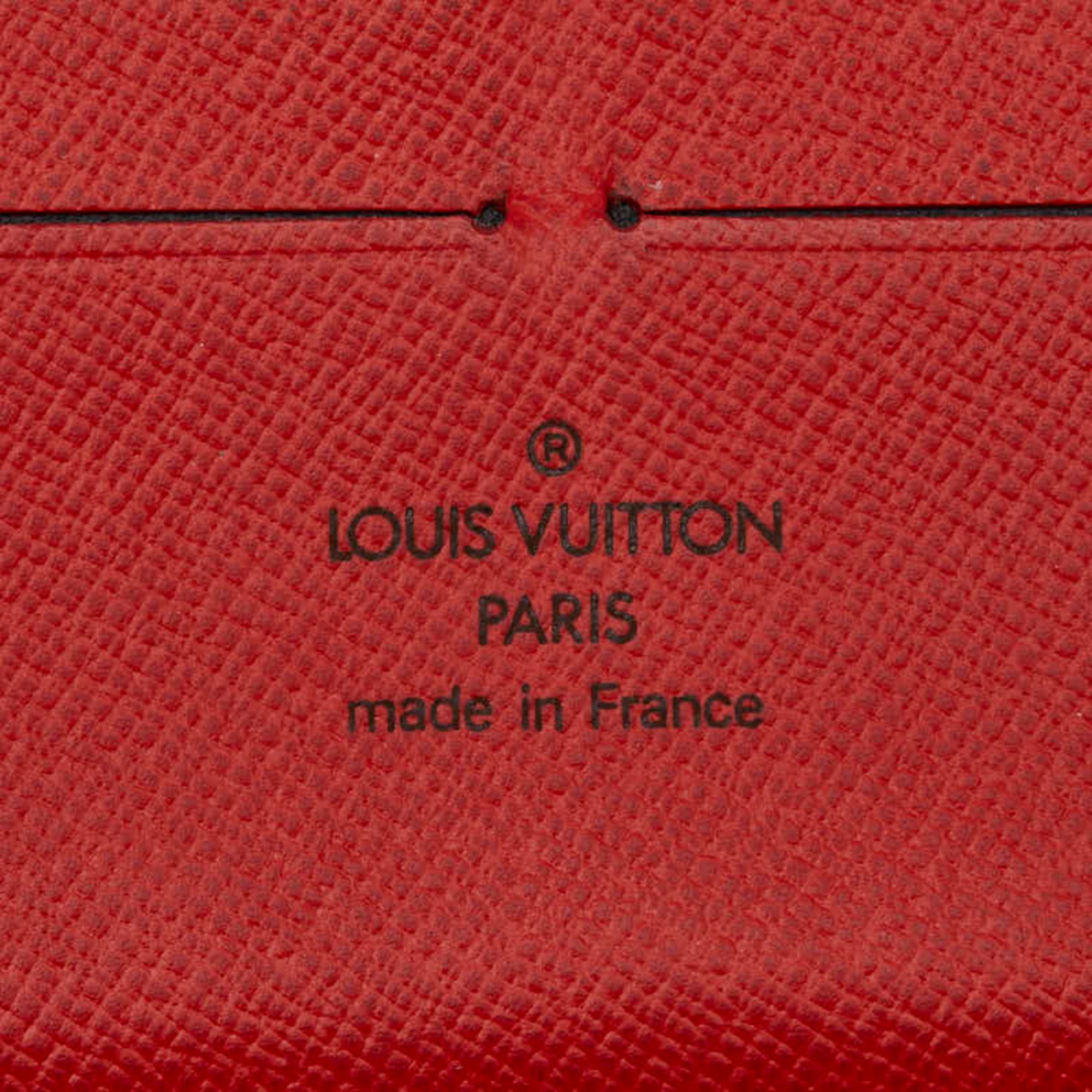 Louis Vuitton Brown Pvc Leather Long Wallet