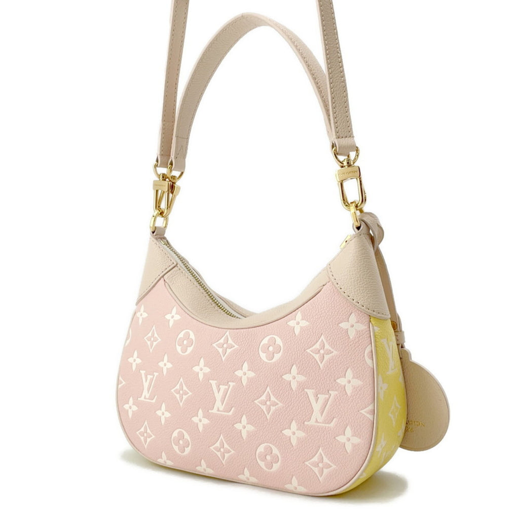 Louis Vuitton Beige Pink Yellow Monogram Empreinte Handbag Shoulder Bag