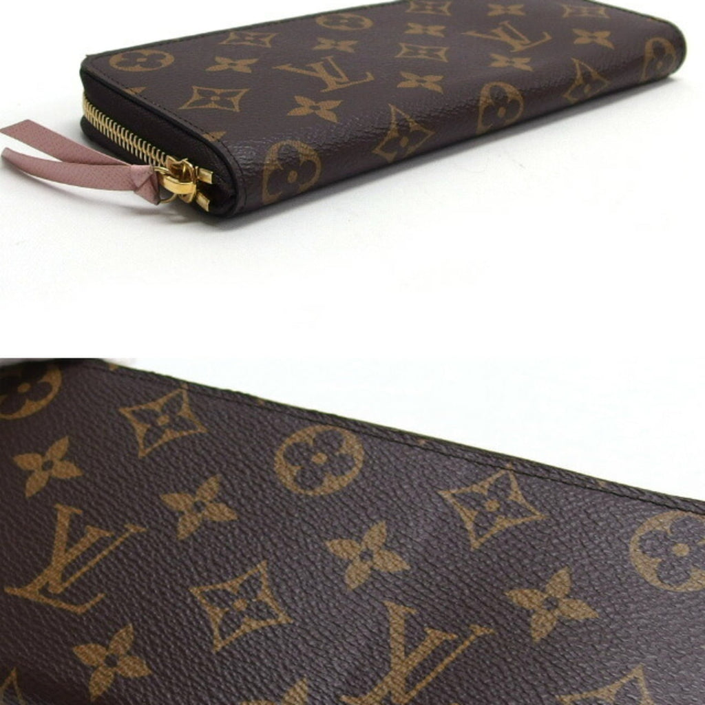 Louis Vuitton Brown Pink Rose Ballerine Monogram Canvas Long Wallet