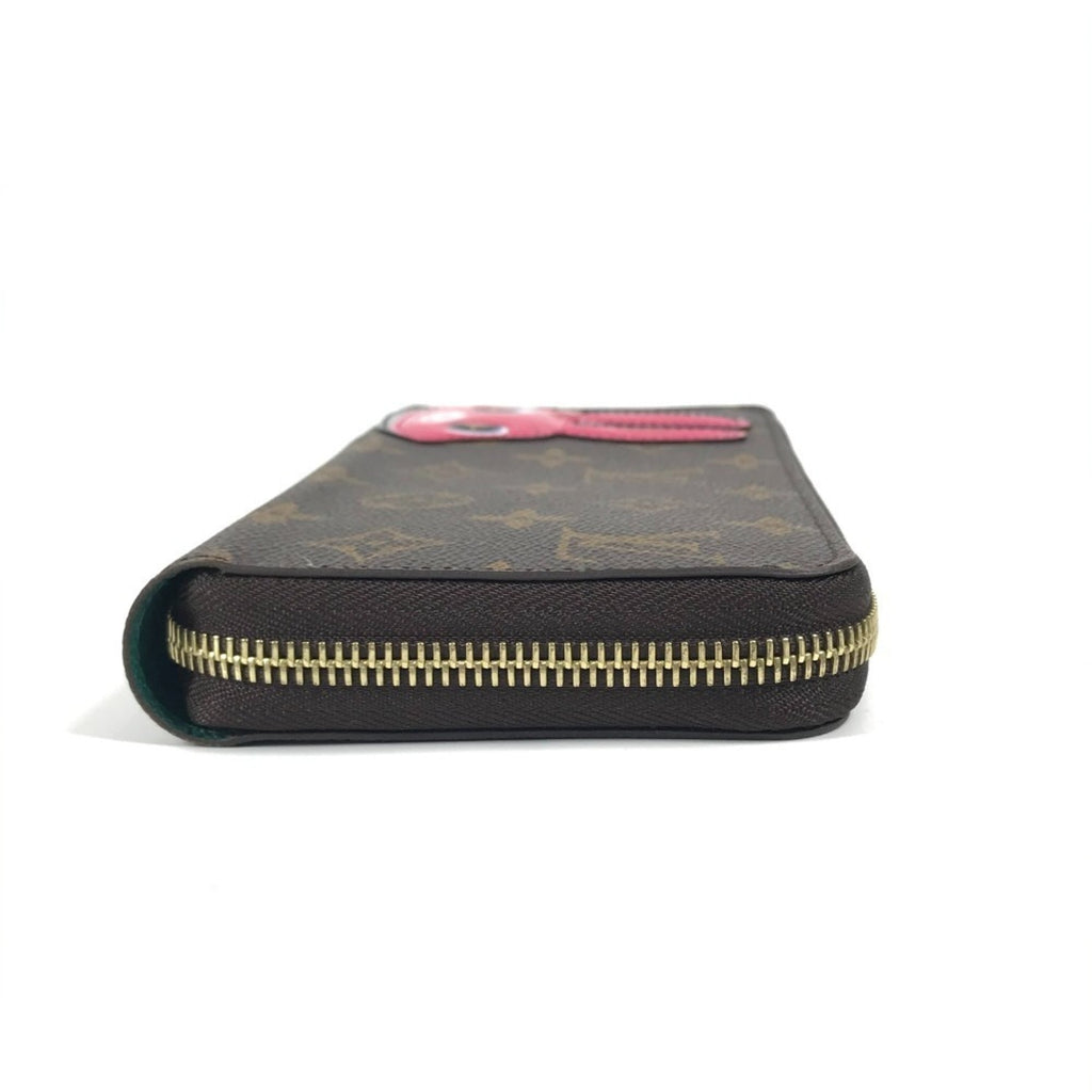 Louis Vuitton Brown Pink Monogram Long Wallet