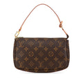 Louis Vuitton Brown Pvc Leather Handbag Pochette