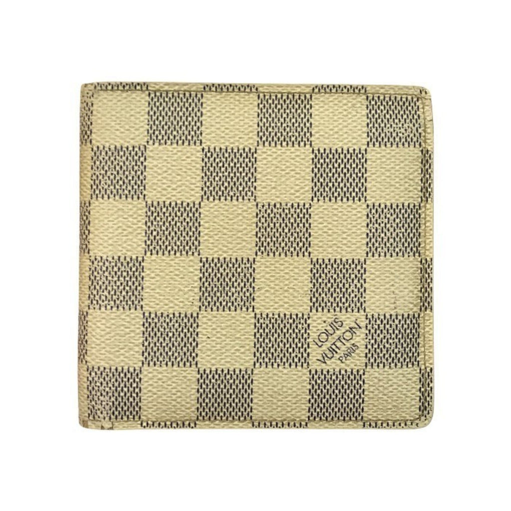 Louis Vuitton White Damier Azur Wallet