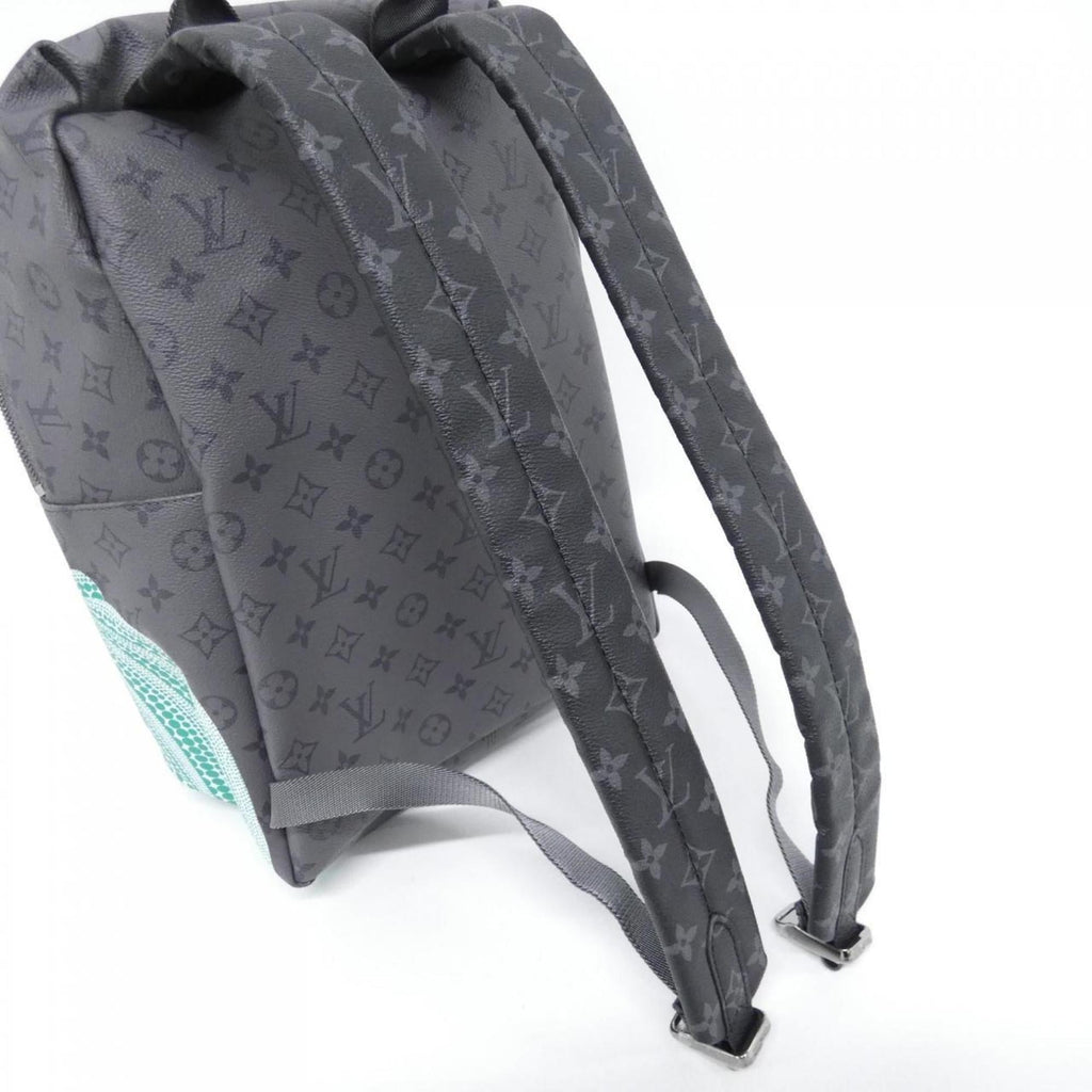 Louis Vuitton Black Gris Coated Canvas Backpack