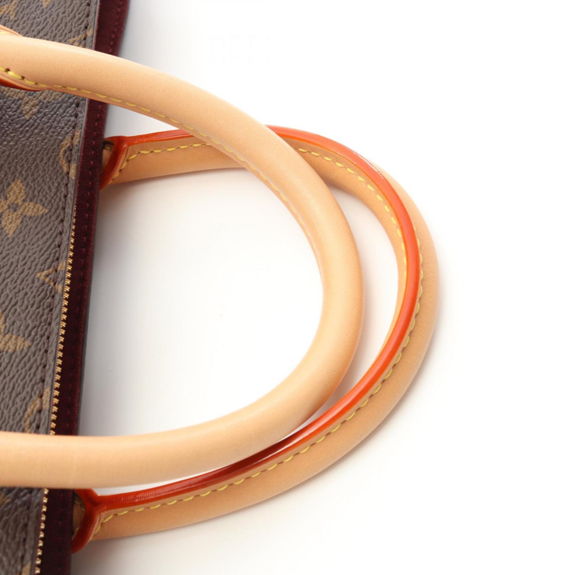 Louis Vuitton Brown Coated Canvas Pvc Leather Handbag