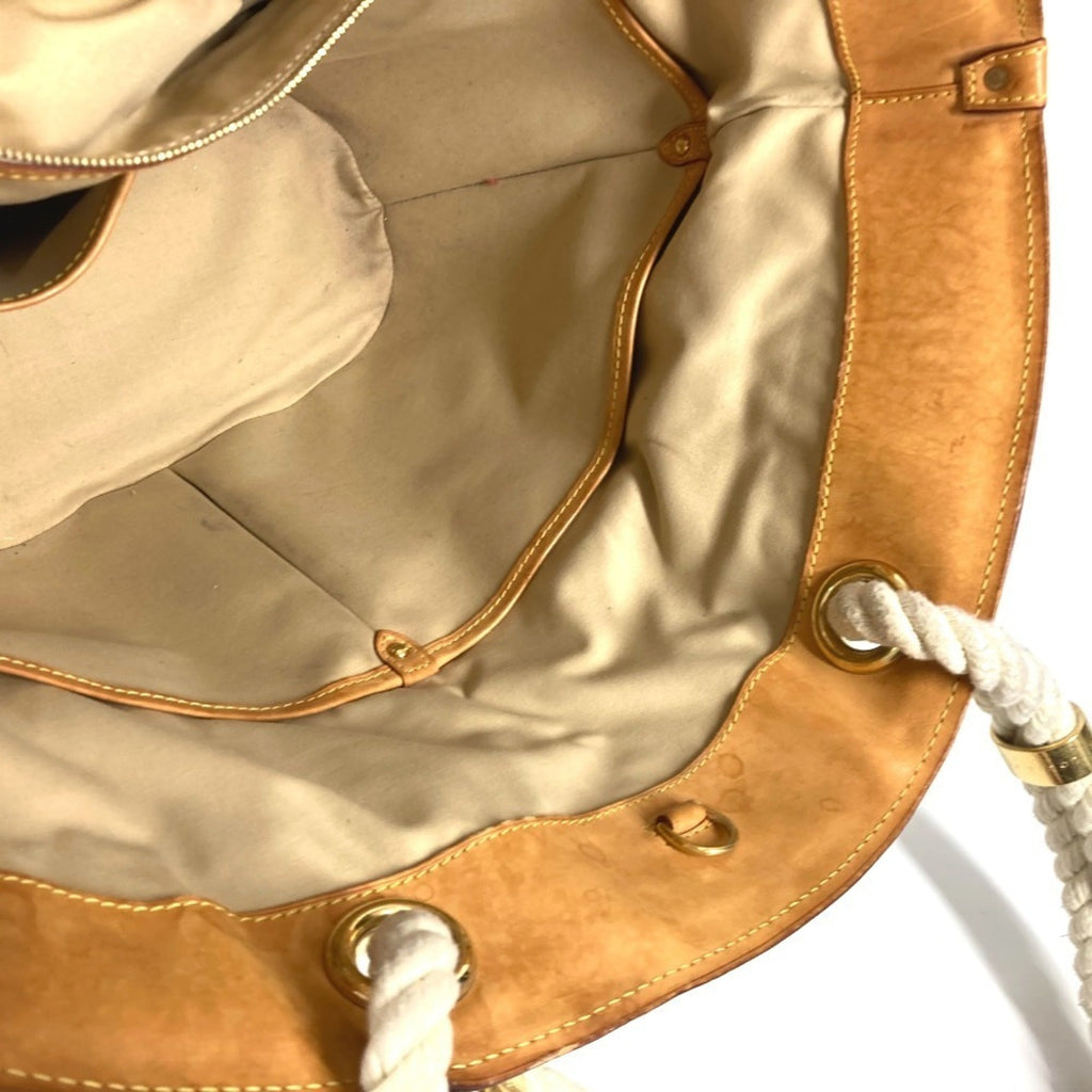 Louis Vuitton White Damier Azur Shoulder Bag Tote Bag