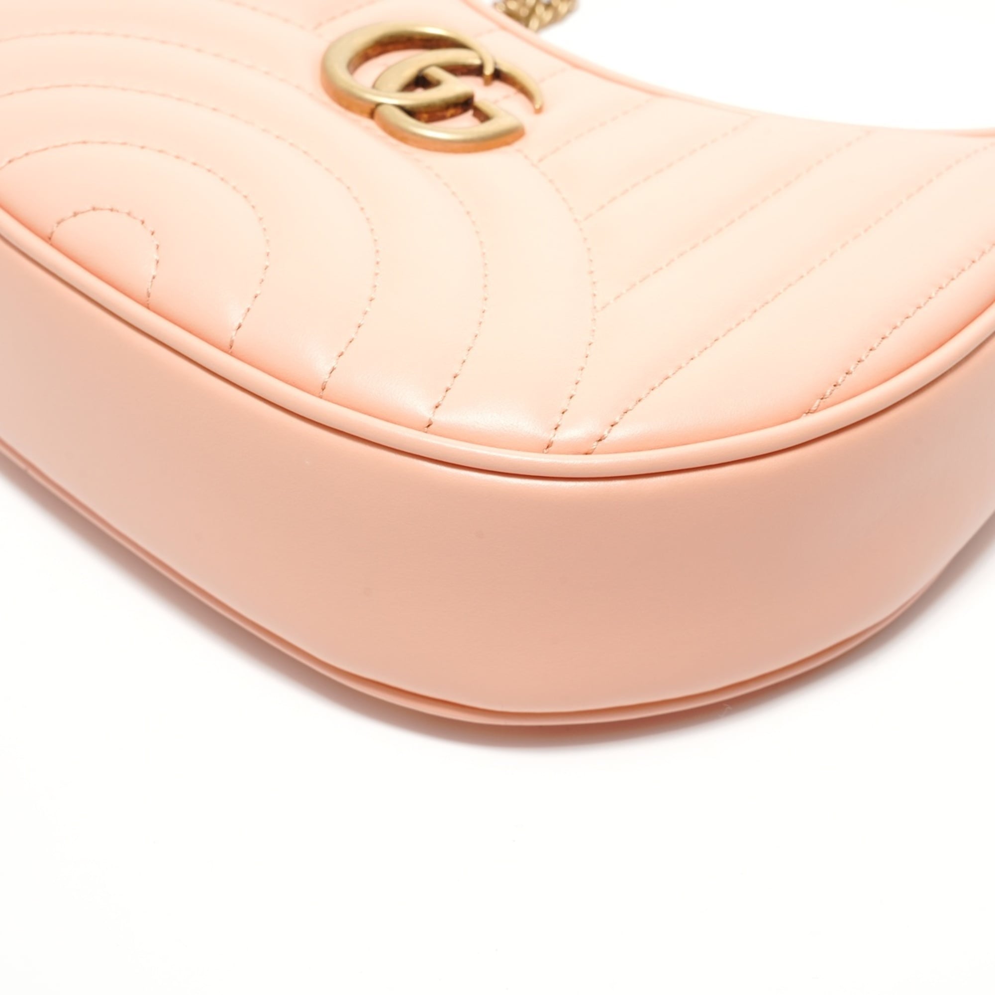 Gucci Gg Marmont Pink Shoulder Bag (Pre-Owned)