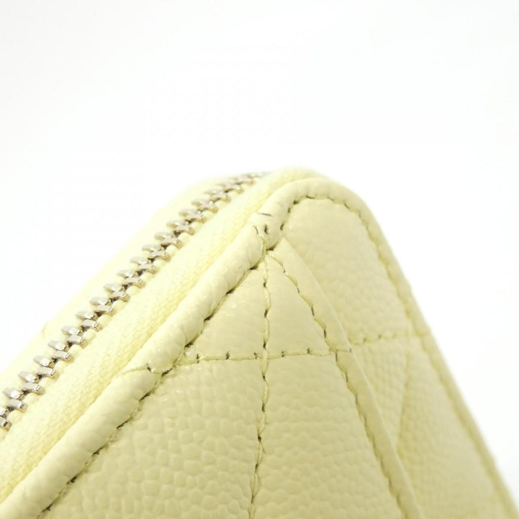 Chanel Yellow Grained Calfskin