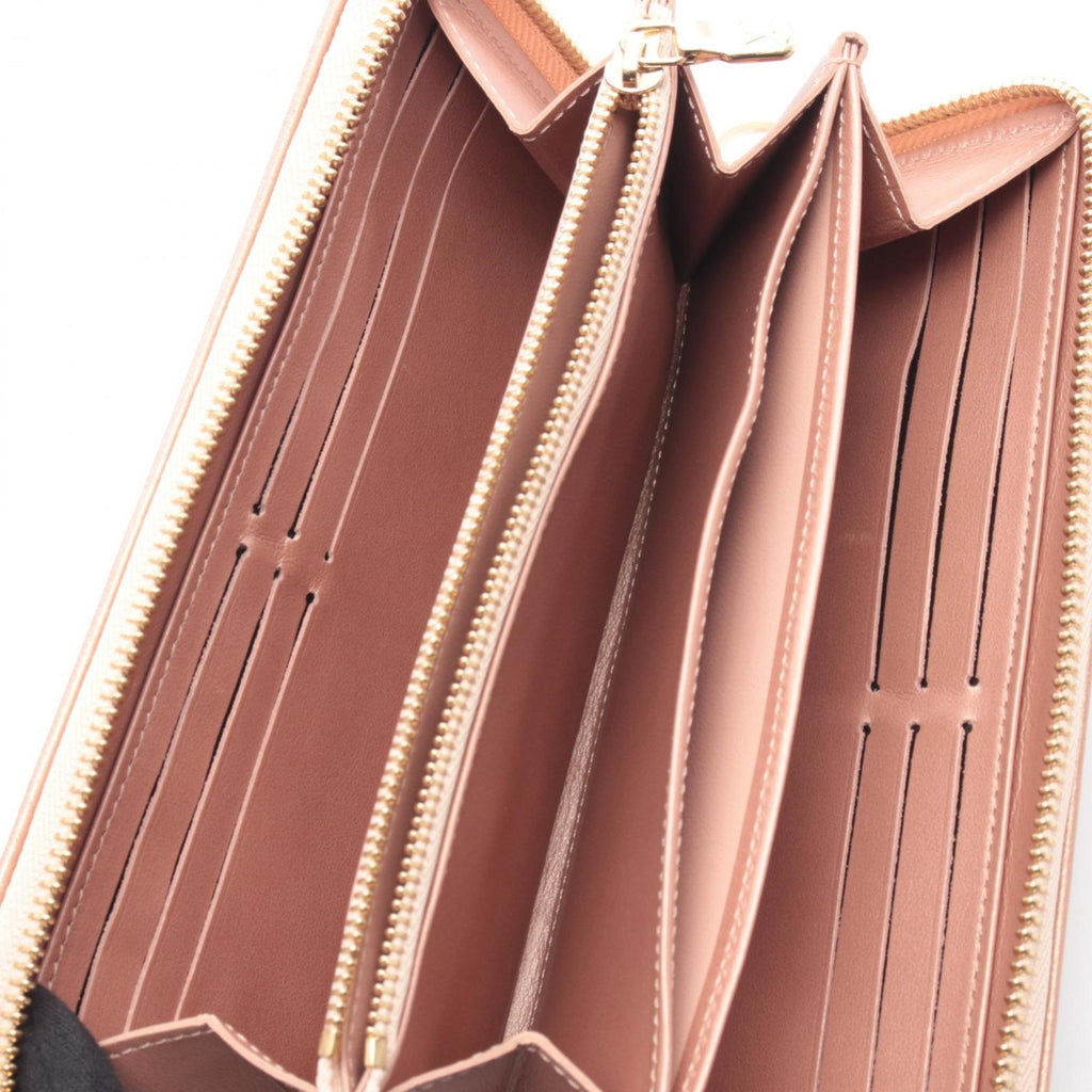 Louis Vuitton Pink Rose Gold Monogram Leather Long Wallet
