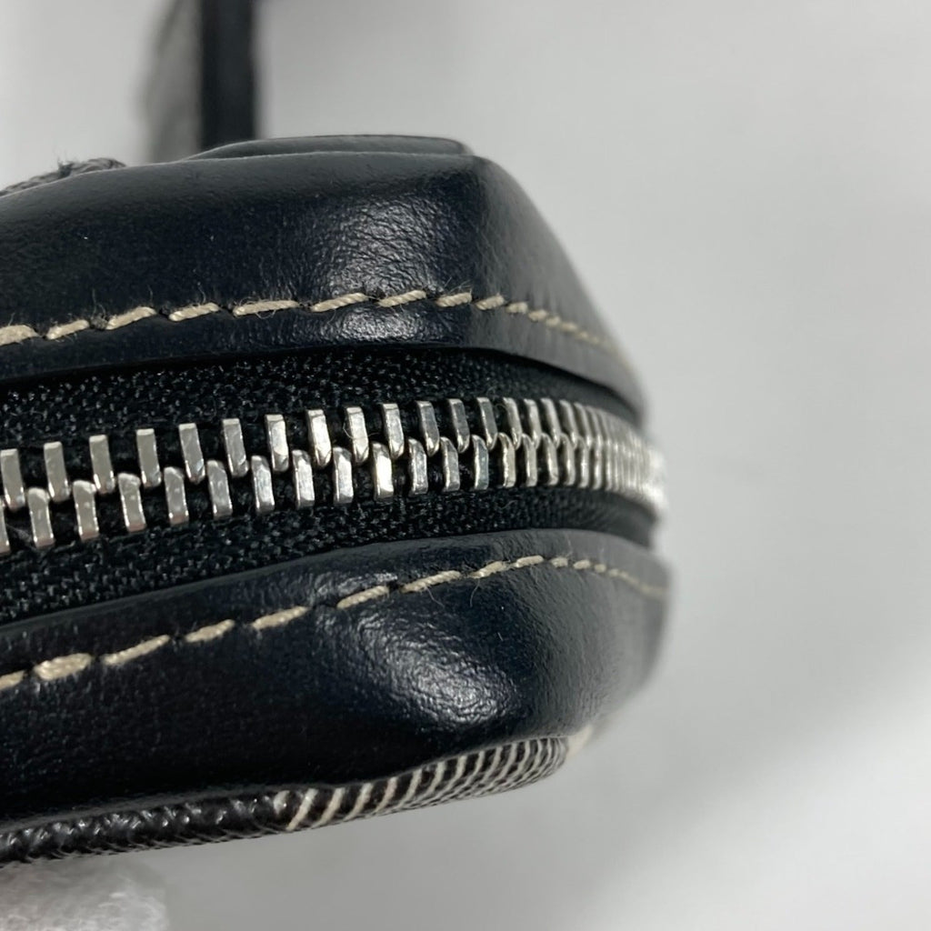 Burberry Black White Pvc Leather Coin Purse/Coin Case