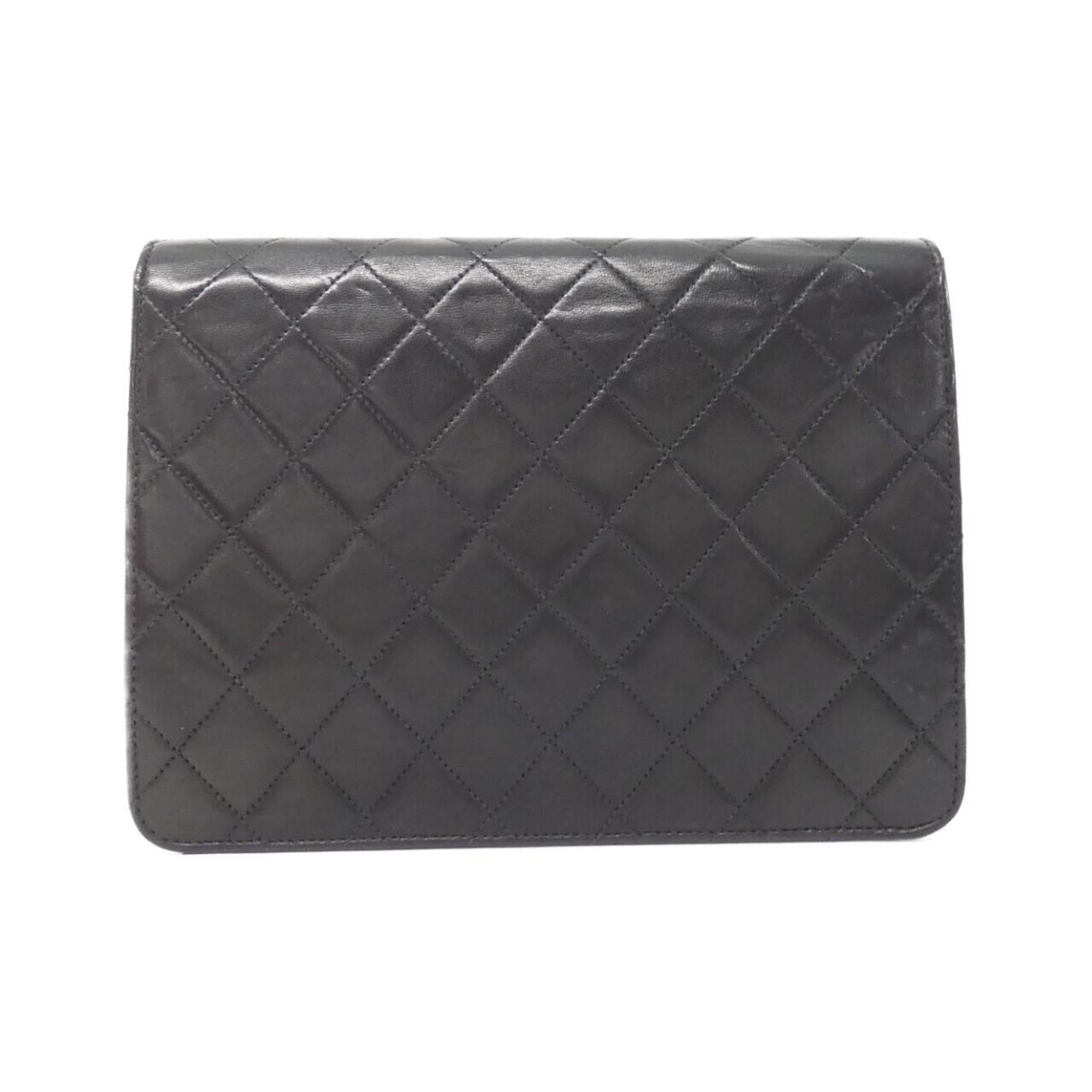 Chanel Black Leather Shoulder Bag