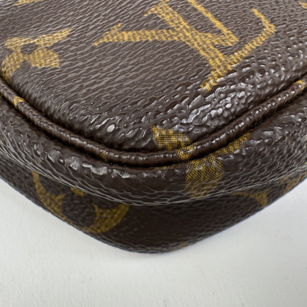 Louis Vuitton Brown Monogram Pochette Pouch