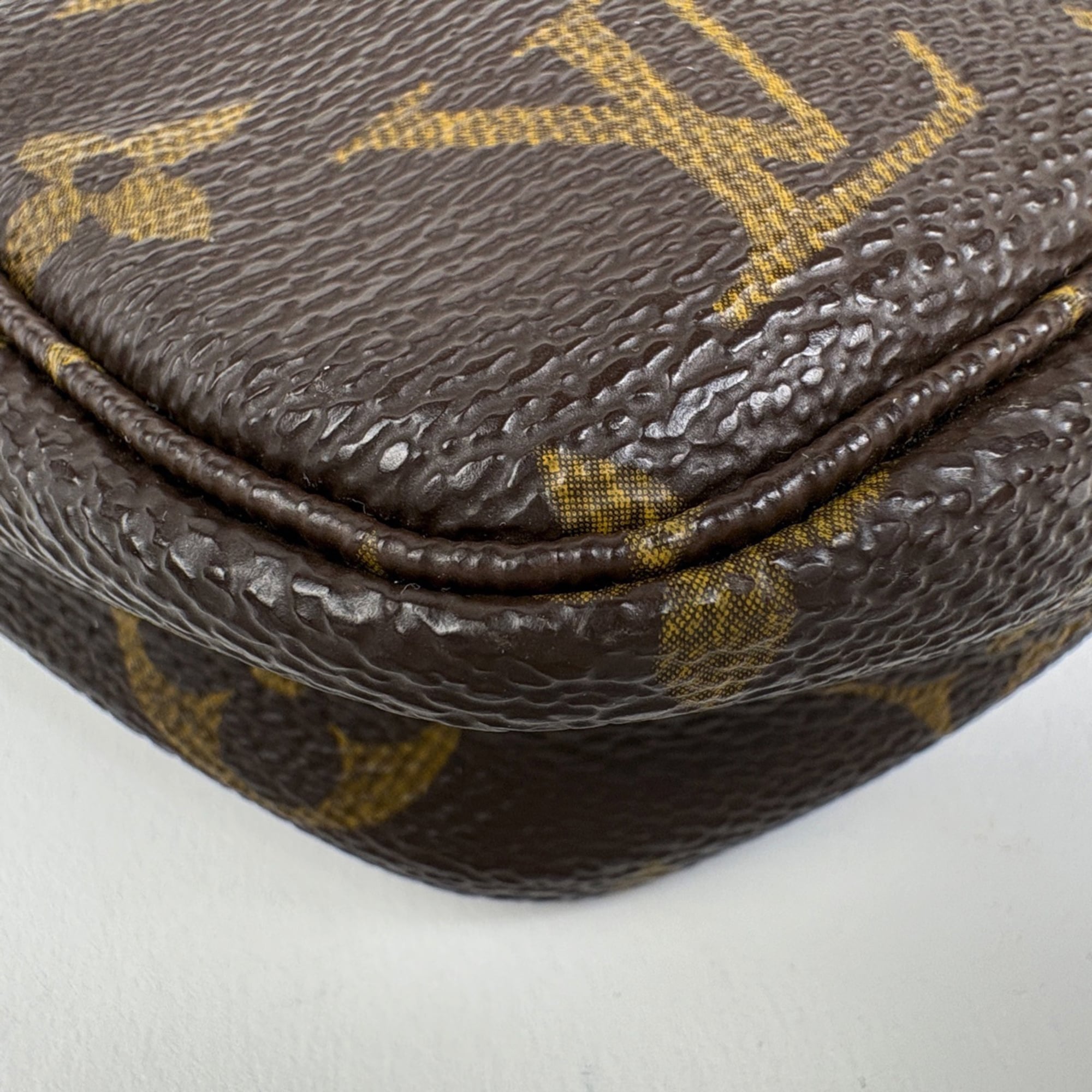 Louis Vuitton Brown Monogram Pochette Pouch