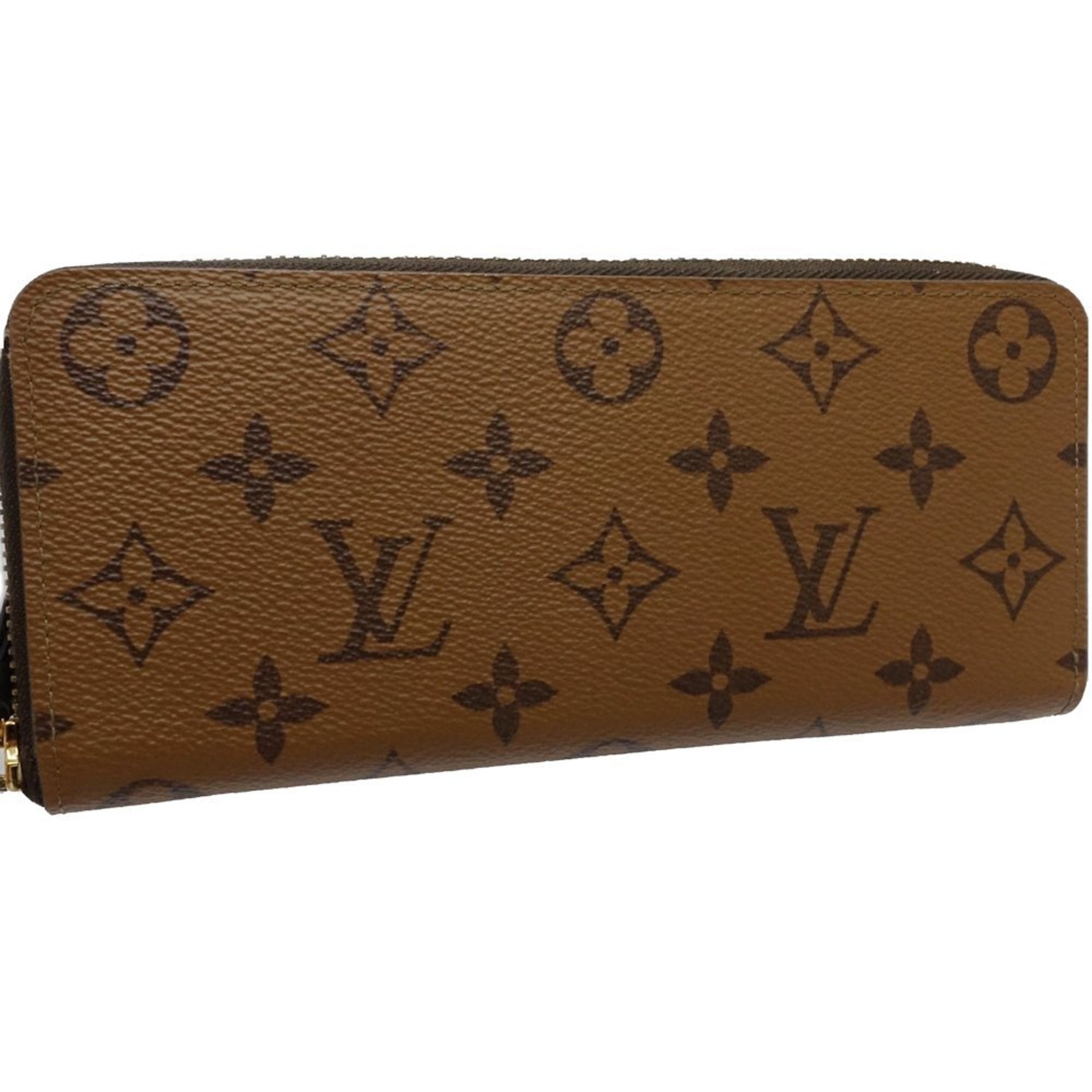 Louis Vuitton Monogram Reverse Brown Canvas Long Wallet