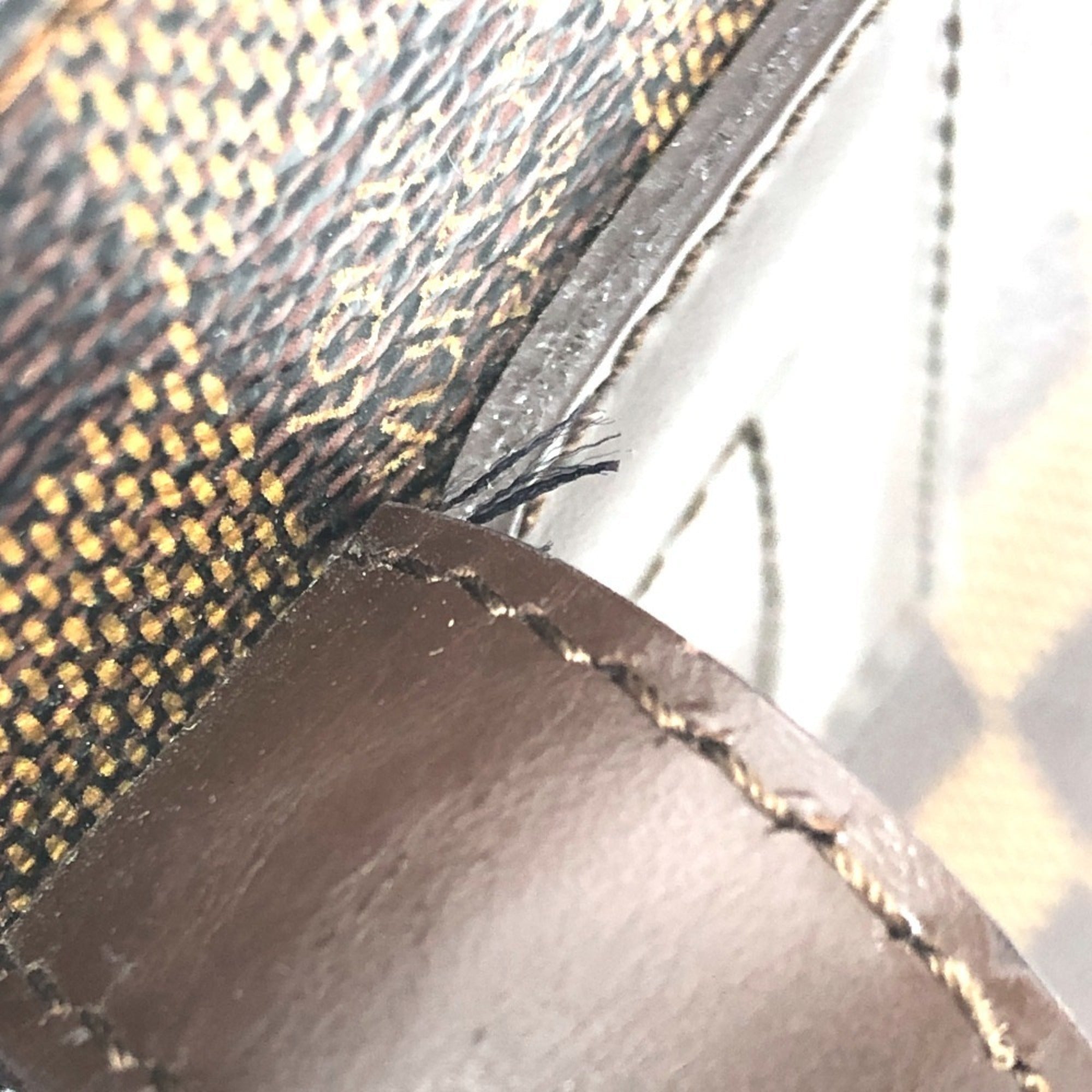Louis Vuitton Brown Damier Canvas Damier Canvas Shoulder Bag Tote Bag